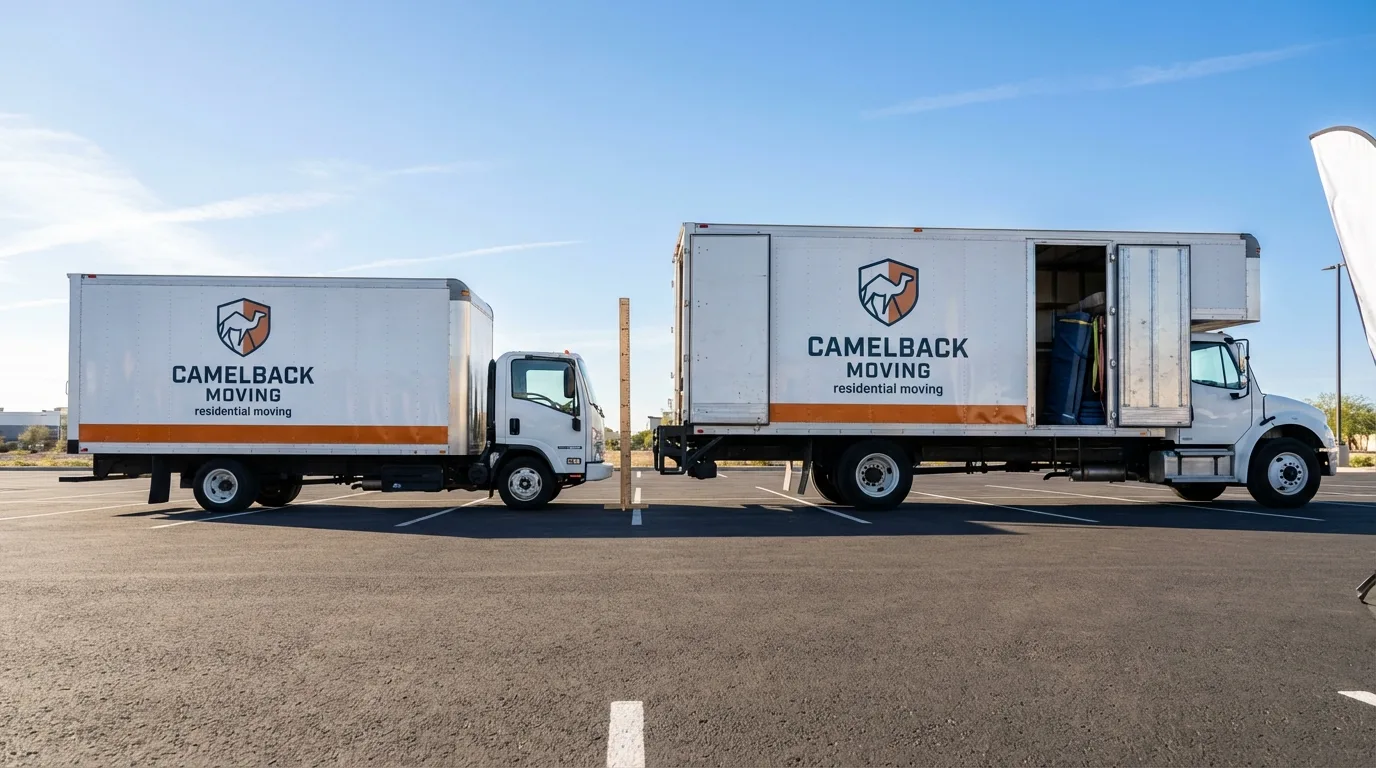Moving truck size capacity guide in Poquoson
